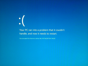Windows 8 Blue Screen of Death